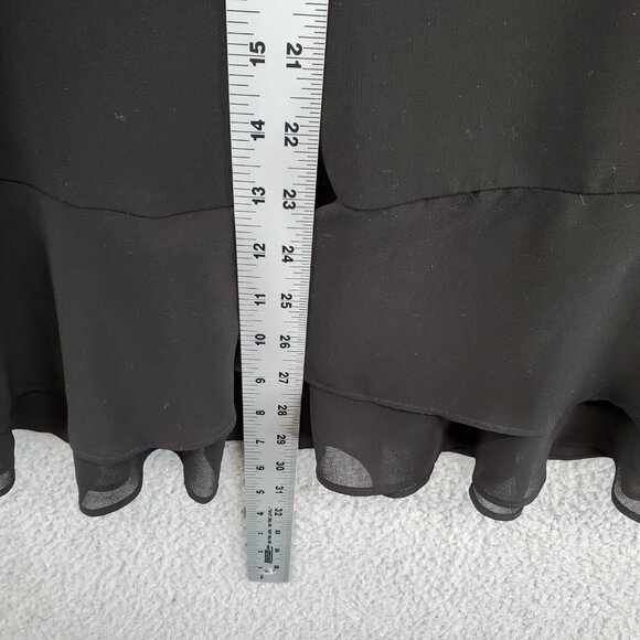 White House Black Market Appliqué Tunic Black - Picture 8 of 11